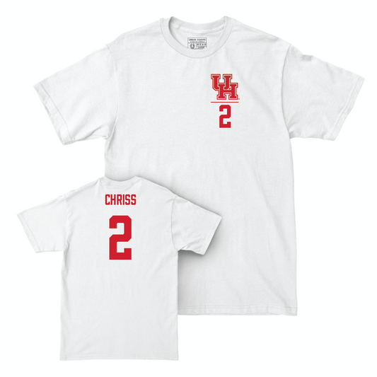 Houston Football White Logo Comfort Colors Tee  - Zeon Chriss