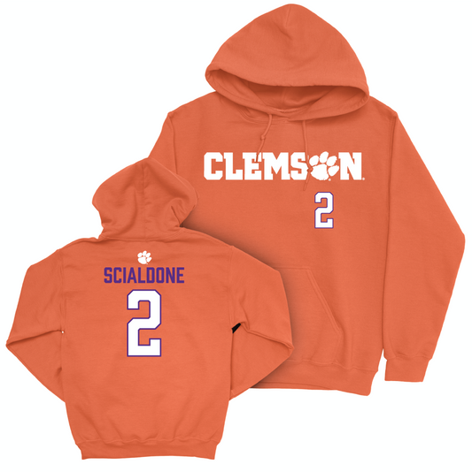 Clemson Women's Lacrosse Orange Sideline Hoodie - Alex Scialdone Small