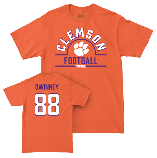 Clemson Football Orange Arch Tee - Clay Swinney Small