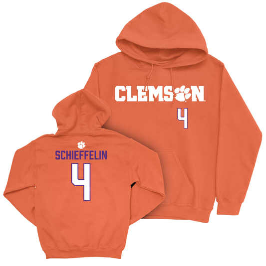 Clemson Men's Basketball Orange Sideline Hoodie - Ian Schieffelin Small