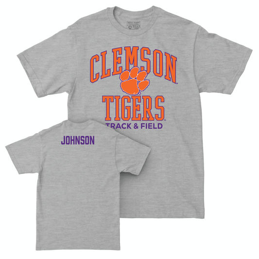 Clemson Women's Track & Field Sport Grey Classic Tee - Jessica Johnson Small