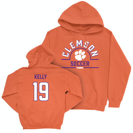 Clemson Men's Soccer Orange Arch Hoodie - James Kelly Small