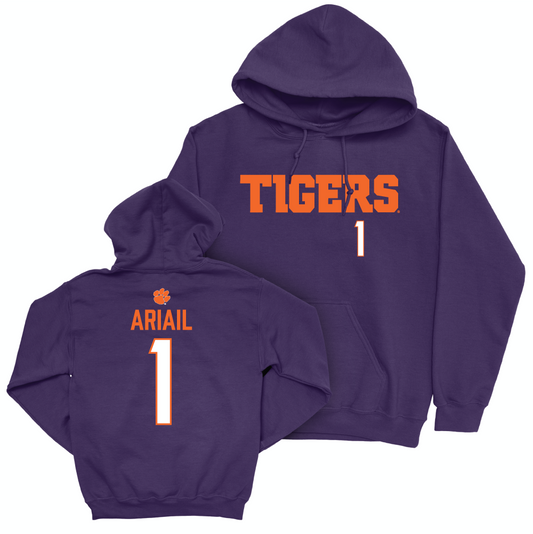 Clemson Softball Purple Tigers Hoodie - Kennedy Ariail Small