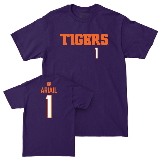 Clemson Softball Purple Tigers Tee - Kennedy Ariail Small