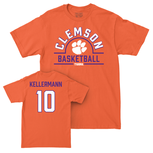 Clemson Women's Basketball Orange Arch Tee - Kylee Kellermann Small