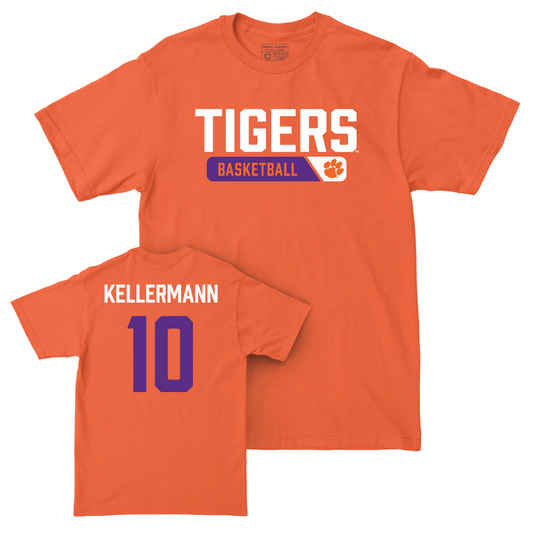 Clemson Women's Basketball Orange Staple Tee - Kylee Kellermann Small