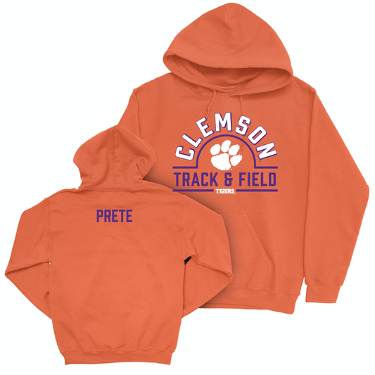 Clemson Men's Track & Field Orange Arch Hoodie - Matt Prete Small