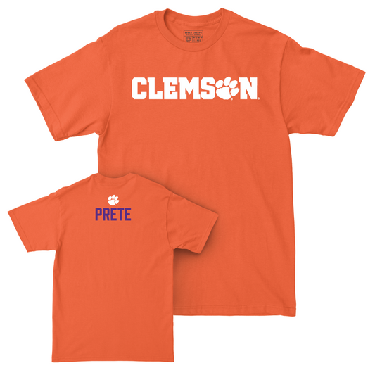 Clemson Men's Track & Field Orange Sideline Tee - Matt Prete Small