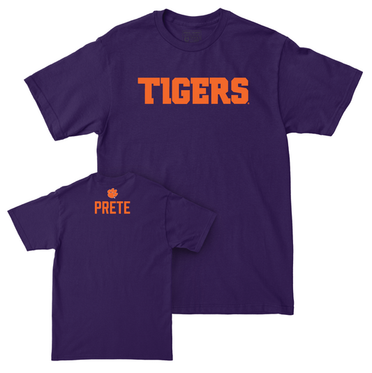 Clemson Men's Track & Field Purple Tigers Tee - Matt Prete Small