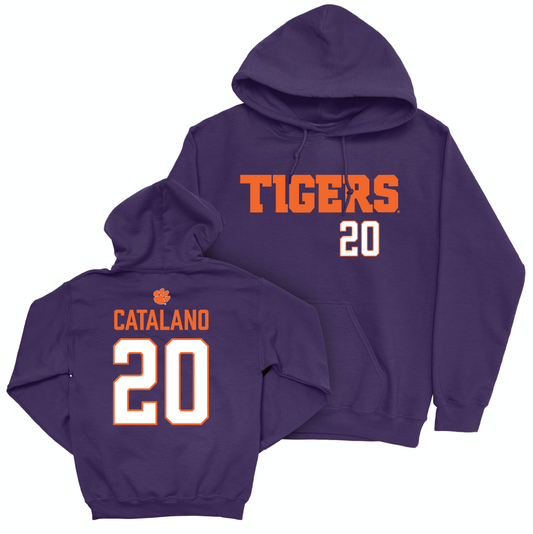 Clemson Women's Volleyball Purple Tigers Hoodie - Sophie Catalano Small