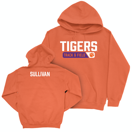 Clemson Men's Track & Field Orange Staple Hoodie - Trey Sullivan Small