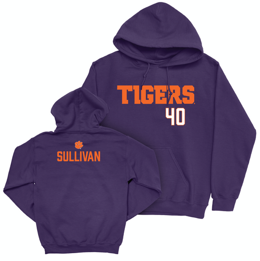 Clemson Men's Track & Field Purple Tigers Hoodie - Trey Sullivan Small