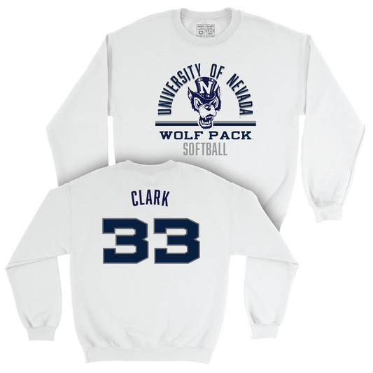 Nevada Softball White Classic Crew  - Madison Clark