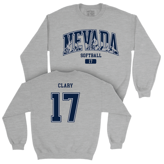 Nevada Softball Sport Grey Arch Crew   - Tyra Clary