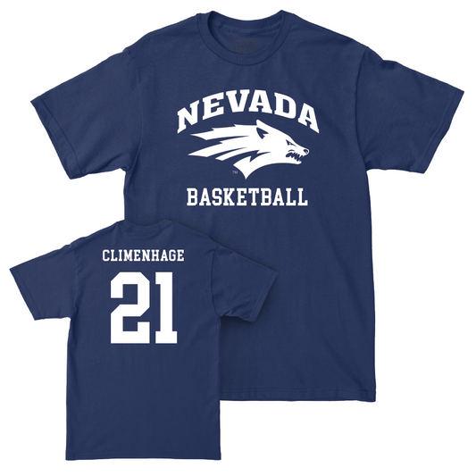 Nevada Women's Basketball Navy Staple Tee  - Charlotte Climenhage
