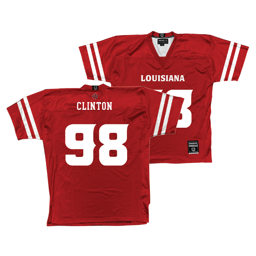 Louisiana Football Red Jersey - Mason Clinton | #98