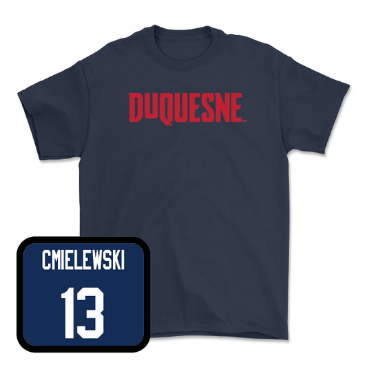 Duquesne Football Navy Duquesne Tee - Steven Cmielewski