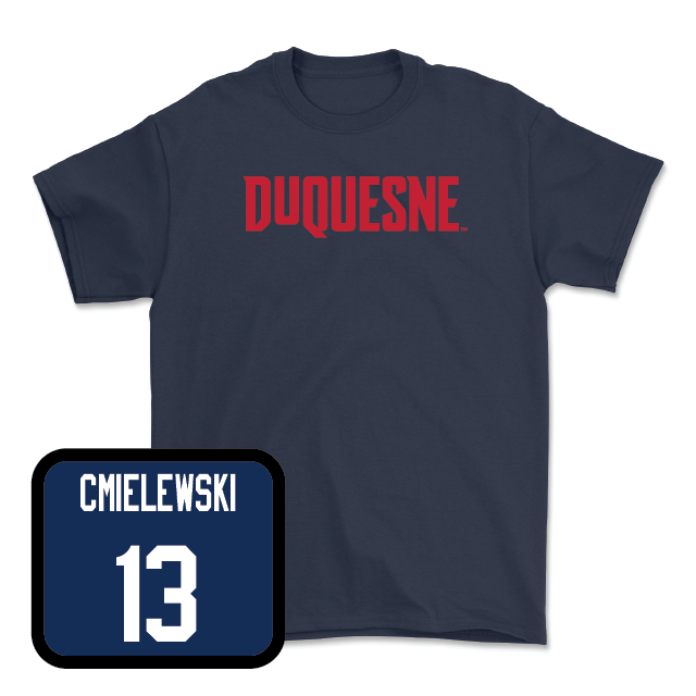 Duquesne Football Navy Duquesne Tee - Steven Cmielewski