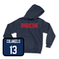 Duquesne Women's Soccer Navy Duquesne Hoodie - Abby Colangelo
