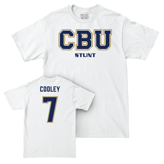 CBU Stunt White Comfort Colors Classic Tee    - Hailey Cooley