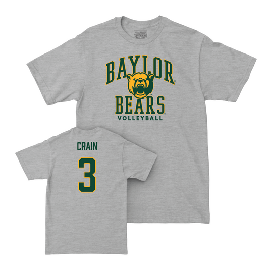 Baylor Women's Volleyball Sport Grey Classic Tee  - Taylor Crain