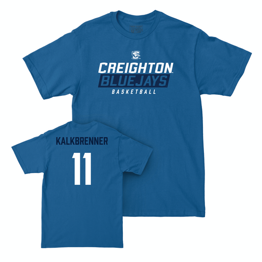 Creighton Men's Basketball Blue Bluejays Tee - Ryan Kalkbrenner Youth Small