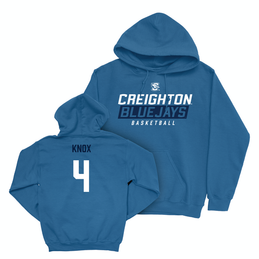Creighton Men's Basketball Blue Bluejays Hoodie - Sterling Knox Youth Small