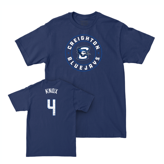 Creighton Men's Basketball Navy Staple Tee - Sterling Knox Youth Small