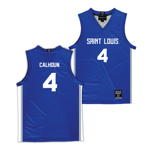 Saint Louis Women's Basketball Royal Jersey - Kennedy Calhoun  | #4