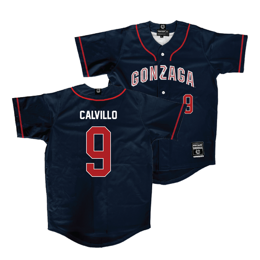Gonzaga Baseball Navy Jersey - Cameron Calvillo | #9
