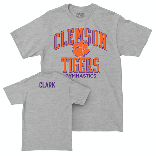 Clemson Women's Gymnastics Sport Grey Classic Tee  - Brie Clark