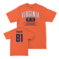Virginia Men's Lacrosse Orange Classic Tee  - Thomas Colucci