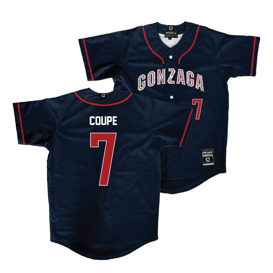 Gonzaga Baseball Navy Jersey - Max Coupe | #7
