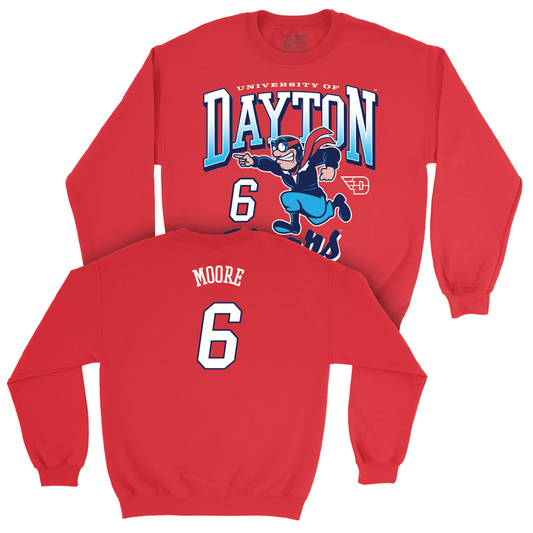Dayton Women's Volleyball Red Rudy Crew - Amelia Moore Youth Small