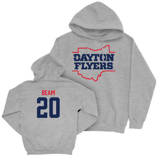 Dayton Football Sport Grey State Hoodie - Cade Beam Youth Small
