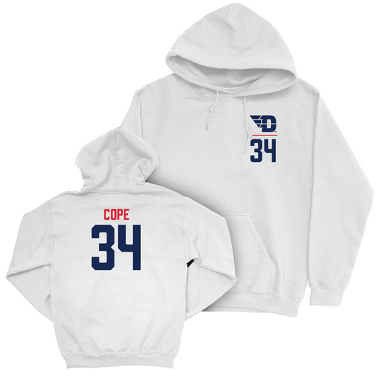 Dayton Football White Logo Hoodie - Cam Cope Youth Small