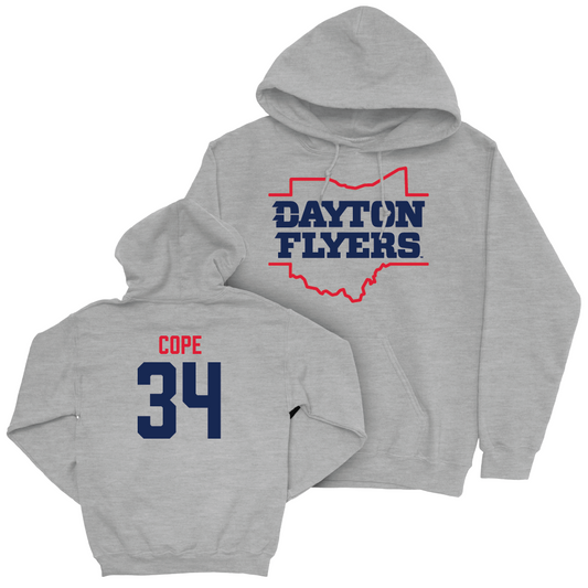 Dayton Football Sport Grey State Hoodie - Cam Cope Youth Small
