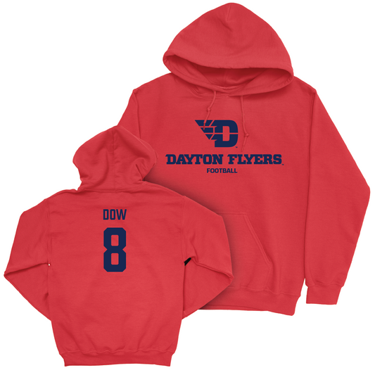 Dayton Football Red Sideline Hoodie - Cole Dow Youth Small