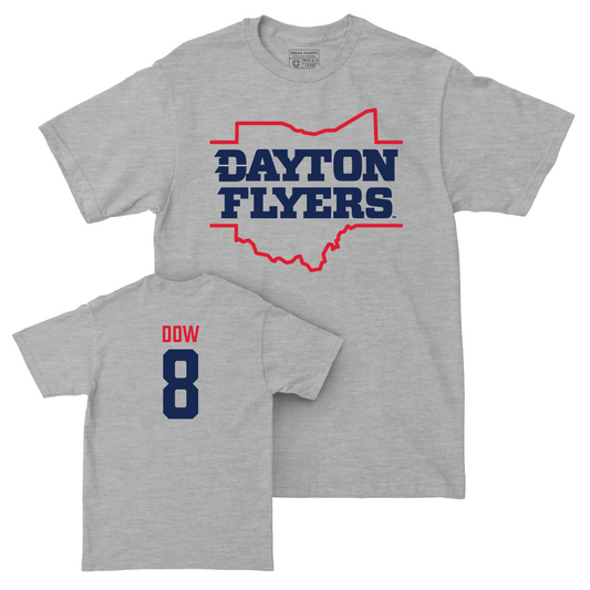 Dayton Football Sport Grey State Tee - Cole Dow Youth Small