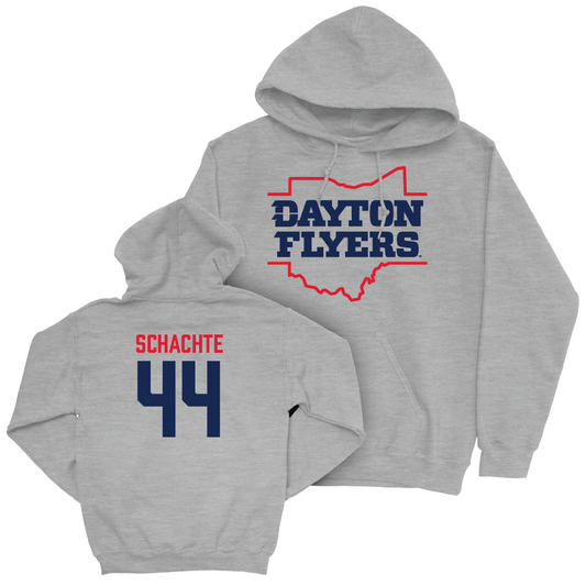 Dayton Football Sport Grey State Hoodie - Jacob Schachte Youth Small