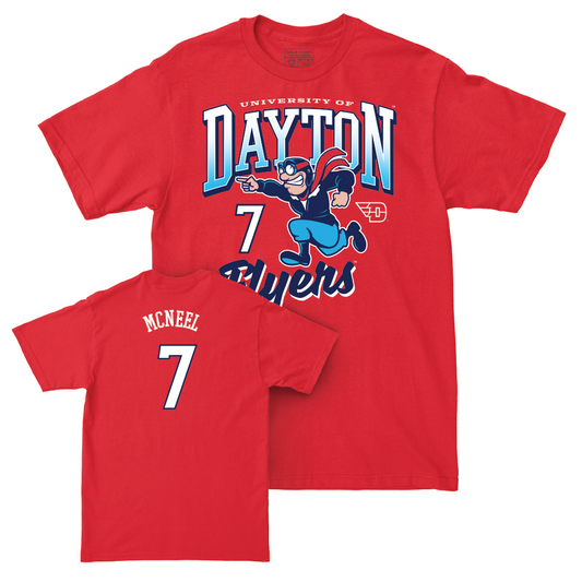 Dayton Women's Volleyball Red Rudy Tee - Kaitlyn McNeel Youth Small