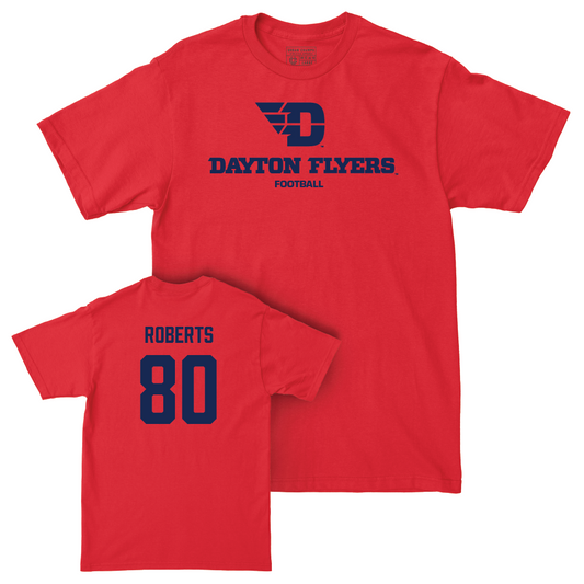 Dayton Football Red Sideline Tee - Kevin Roberts Youth Small