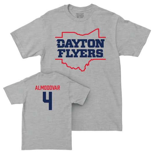 Dayton Women's Volleyball Sport Grey State Tee - Lexie Almodovar Youth Small