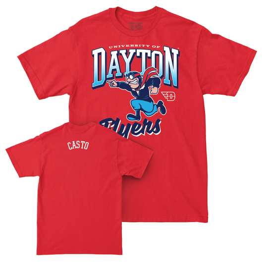 Dayton Women's Rowing Red Rudy Tee - Madeleine Casto Youth Small