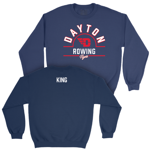 Dayton Women's Rowing Navy Arch Crew - Paige King Youth Small