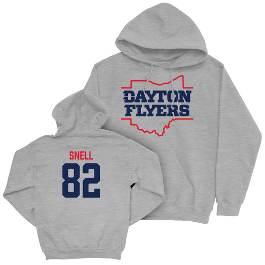 Dayton Football Sport Grey State Hoodie - Silas Snell Youth Small