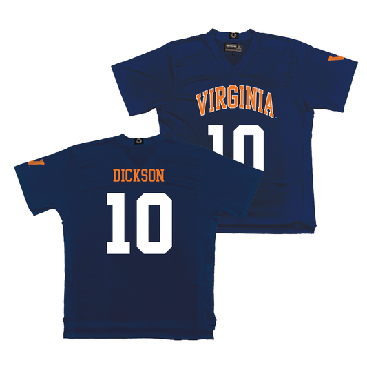 Virginia Men's Lacrosse Navy Jersey - Xander Dickson | #10