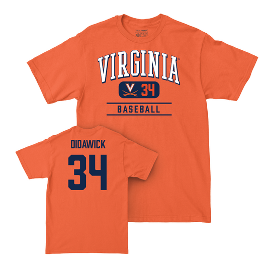 Virginia Baseball Orange Classic Tee  - Harrison Didawick
