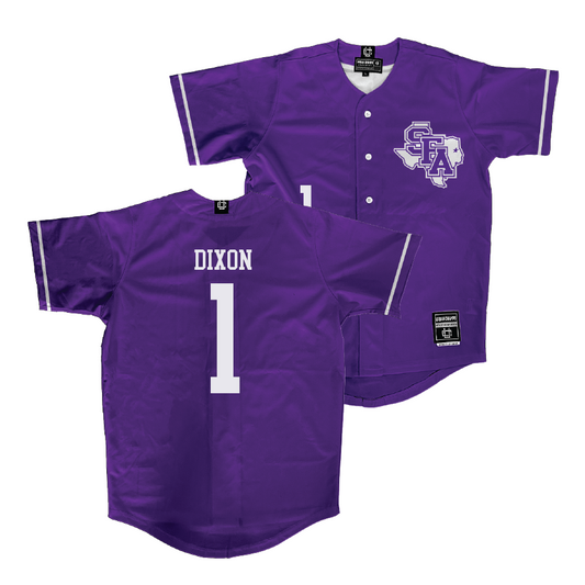 SFA Baseball Purple Jersey - Will Dixon | #1