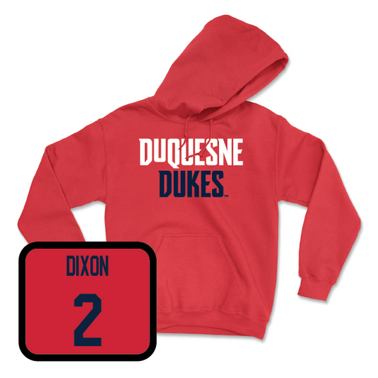 Duquesne Men's Basketball Red Dukes Hoodie - David Dixon